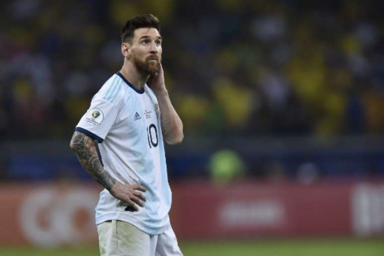 Messi jogou bem no Mineirão, mas não evitou a derrota - FOTO: Douglas Magno / AFP