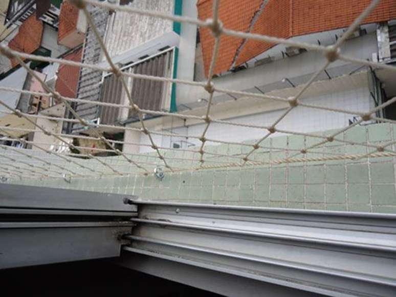 2. As redes de proteção para janelas são muito comuns e necessárias. Foto: Planeta Redes de Proteção