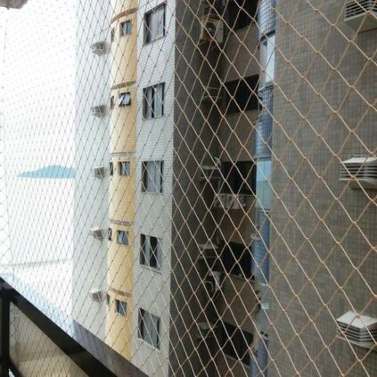 40. Redes de proteção são ótimas em muitos andares. Foto: Rede Sport