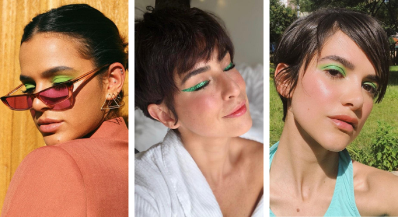 Famosas apostam em sombra verde (Fotos: Instagram/Reprodu&ccedil;&atilde;o)