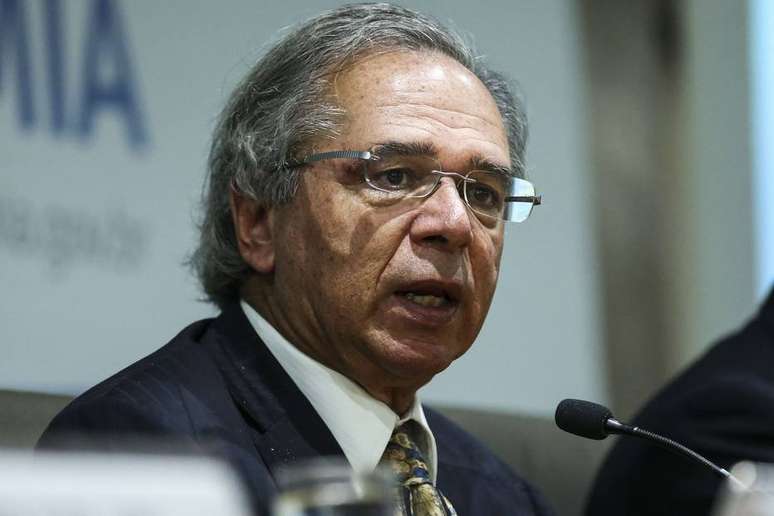 O  ministro da Economia, Paulo Guedes.