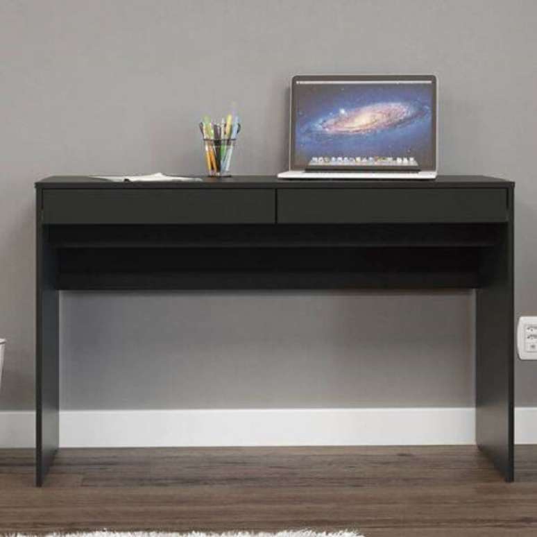 10. Escrivaninha com 2 gavetas retangulares superiores. Fonte: Submarino