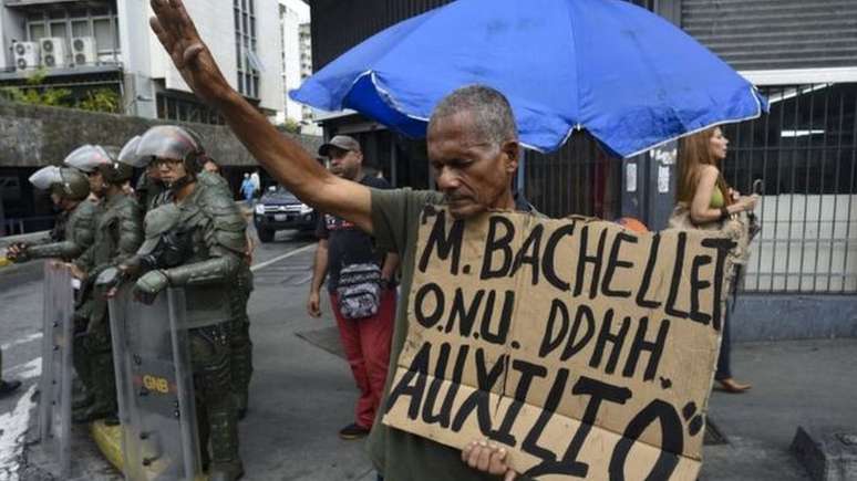 Bachelet considerou em sua visita que "a situação no país se deteriorou de maneira extraordinária"