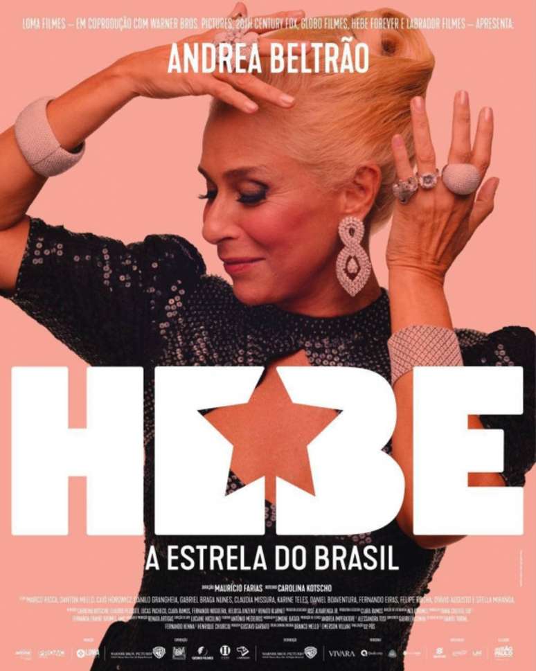 Cartaz do filme 'Hebe - A Estrela do Brasil'.