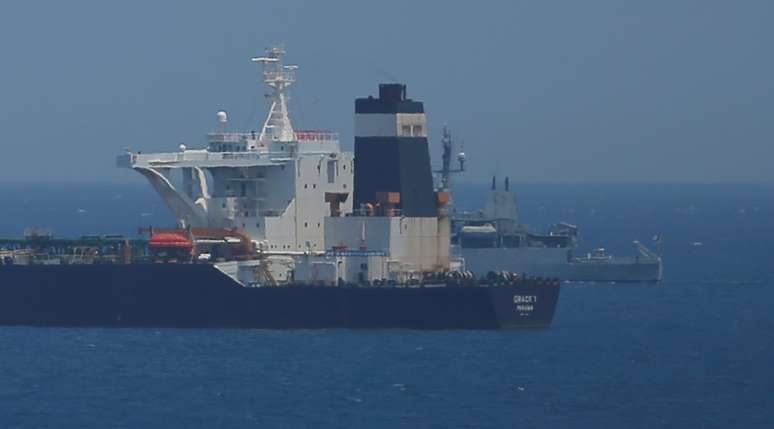 Petroleiro Grace 1 nas águas de Gibraltar
04/07/2019
REUTERS/Jon Nazca