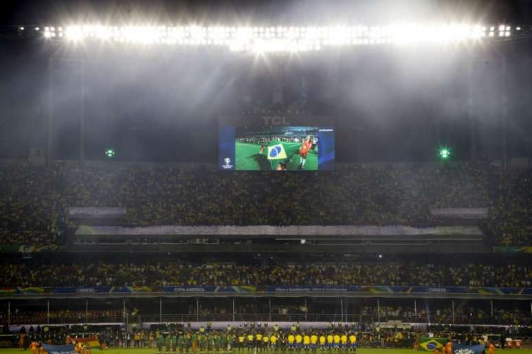 Final da Copa América pode tirar o recorde de Brasil x Bolívia, no Morumbi (Foto: Miguel SCHINCARIOL / AFP)