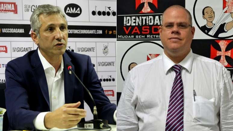 Campello e Monteiro já foram aliados, mas estão em lados opostos (Paulo Fernandes/Vasco.com.br e Divulgação)