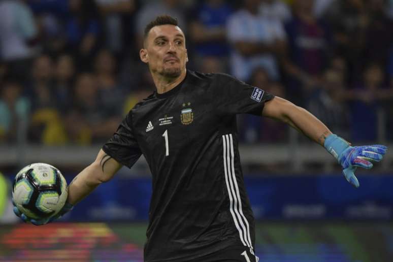 Armani foi uma das boas notícias da Alviceleste nesta Copa América (Foto: AFP)
