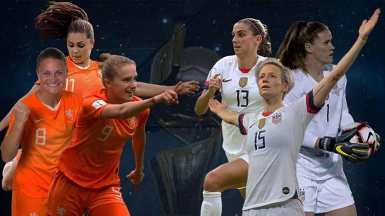 Holanda e Estados Unidos se enfrentam neste domingo (Foto: Lance!)