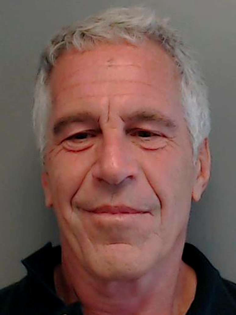 Imagem de Jeffrey Epstein é mostrada pela justiça da Flórida. REUTERS/Florida Department of Law Enforcement