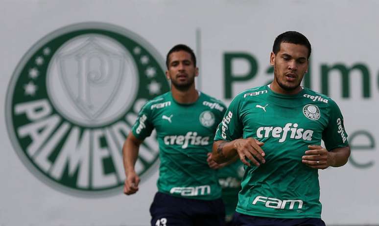 Luan e Gustavo Gómez devem voltar a ser titulares juntos na quarta (Foto: Agência Palmeiras/Divulgação)