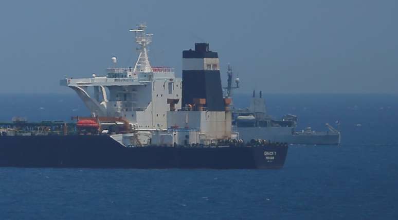 Navio-petroleiro Grace 1 ancorado em território britânico de Gibraltar
04/07/2019
REUTERS/Jon Nazca/File Photo