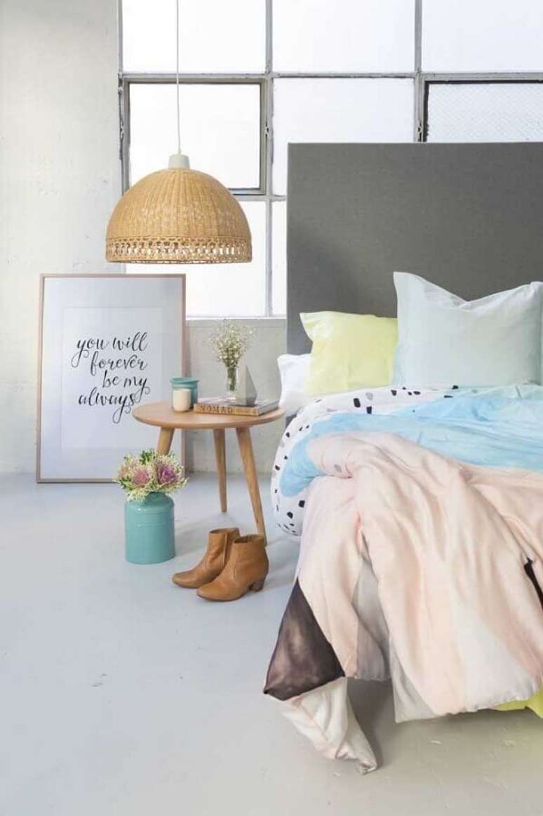 7. Use de toda a versatilidade do rattan para decorar o seu ambiente &ndash; Foto: DOT + POP