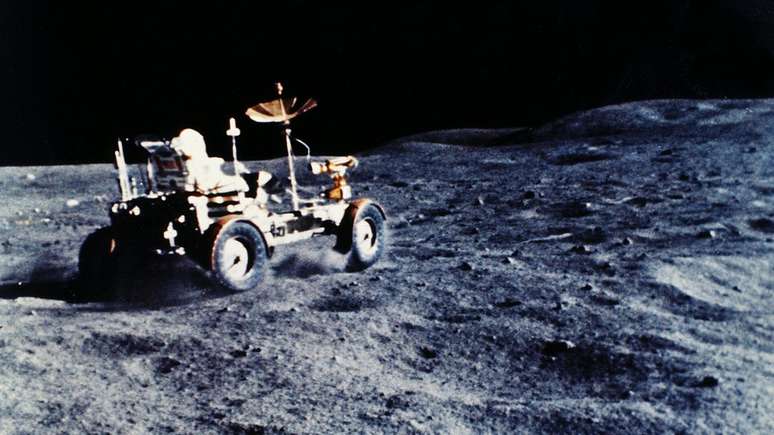 O veículo lunar foi usado em cada uma das últimas três missões Apollo
