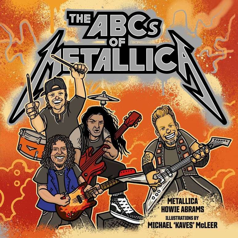 Capa de divulgação do livro infantil 'The ABCs of Metallica'