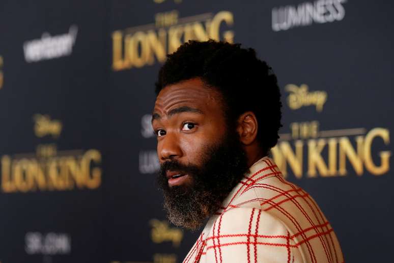 Ator Donald Glover durante pr&eacute;-estreia do filme "Rei Le&atilde;o" em Los Angeles
09/07/2019 REUTERS/Mario Anzuoni 