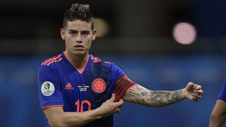 James esteve no Brasil para a Copa América (Foto: AFP)