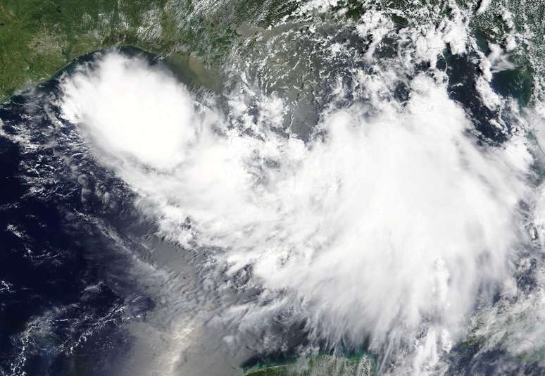 Tempestade tropical Barry no Golfo do México
11/07/2019
NASA/via REUTERS