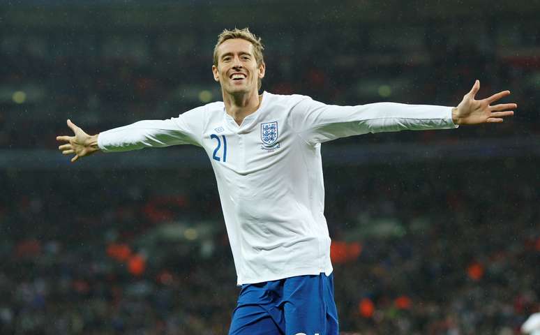 Ex-atacante da sele&ccedil;&atilde;o inglesa Peter Crouch
17/11/2010
Action Images/John Sibley