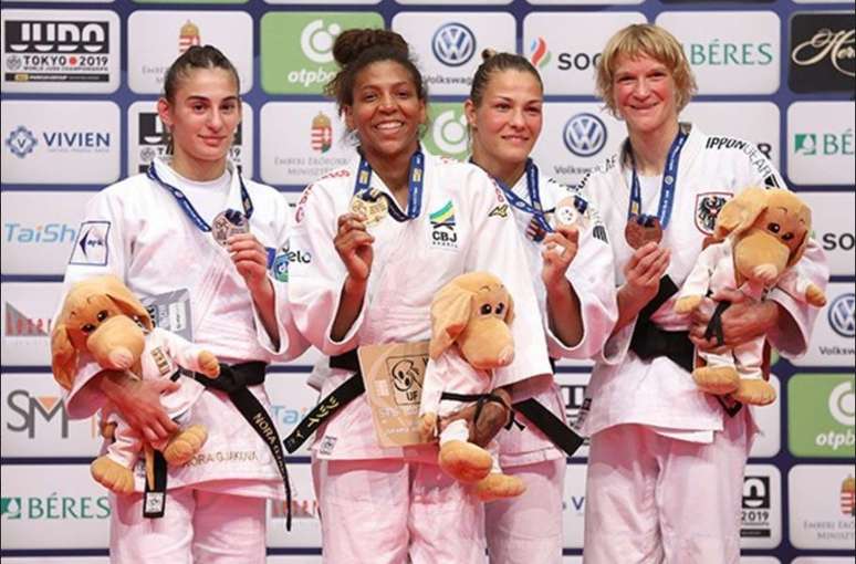 Rafaela Silva foi medalha de ouro no Grand Prix de Budapeste