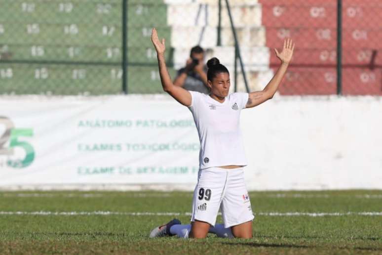 Sole Jaimes marcou dois gols em sua reestreia (Foto: Pedro Ernesto Guerra Azevedo)