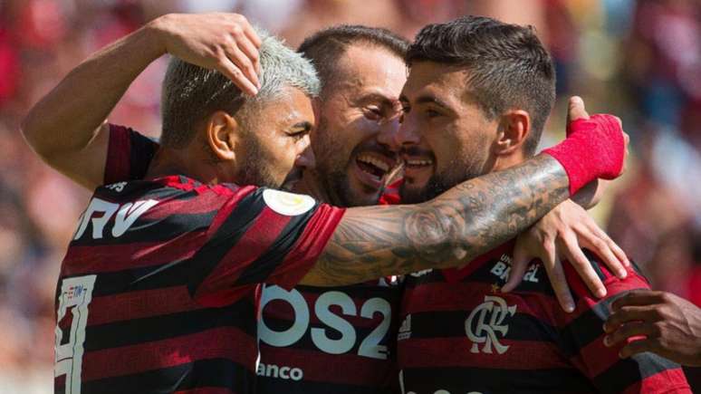 Ataque do Flamengo deu show no Maracanã (Alexandre Vidal/CRF)