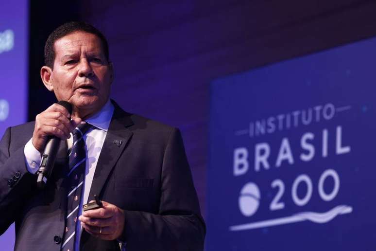 O vice presidente, Hamilton Mourão