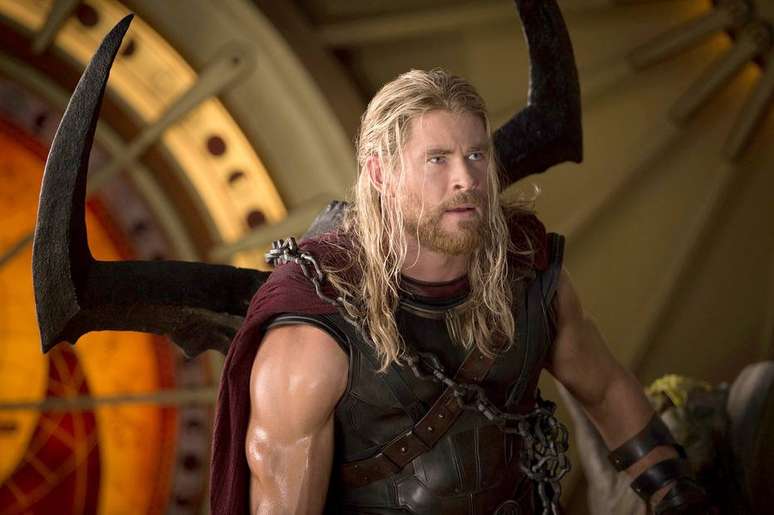Chris Hemsworth como Thor em 'Thor: Ragnarok'