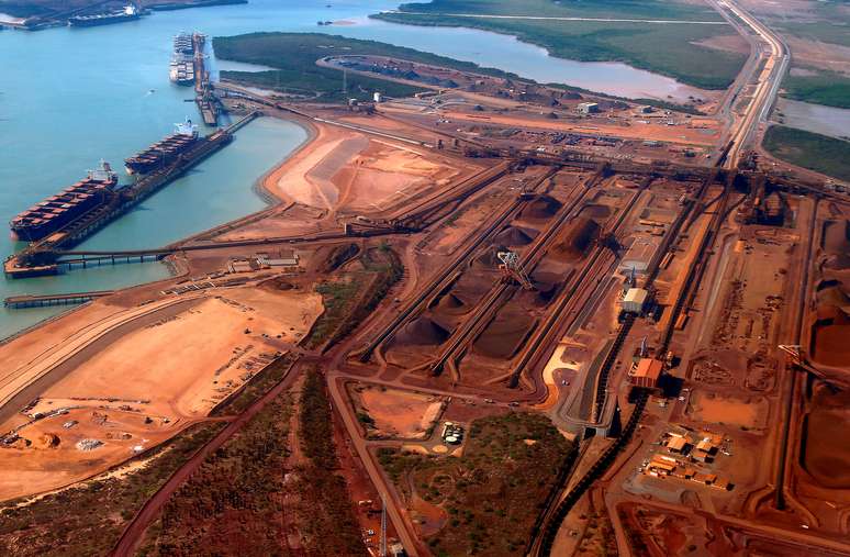 Vista aérea de Port Hedland, Pilbara, Austrália
03/12/2013
REUTERS/David Gray