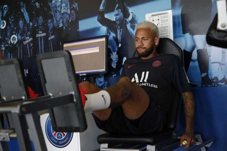 Neymar se reapresentou ao PSG (Foto: Reprodução)