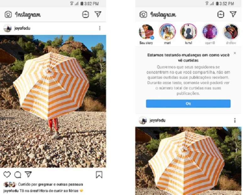 Instagram vai esconder likes de brasileiros 