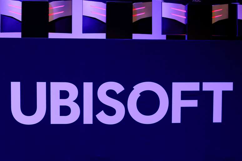 Logotipo da Ubisoft, durante convenção em Los Angeles, California. 12/6/2018. REUTERS/Mike Blake