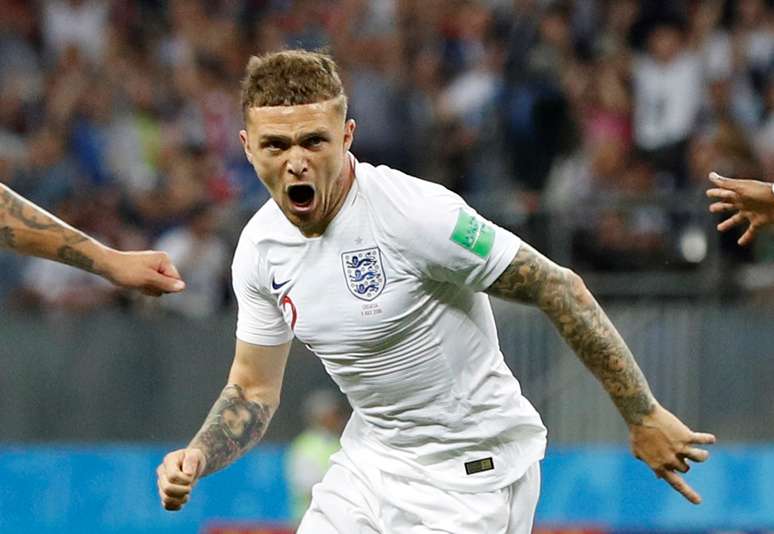 Lateral-direito da Inglaterra Kieran&nbsp;Trippier 
11/07/2018
REUTERS/Darren Staples