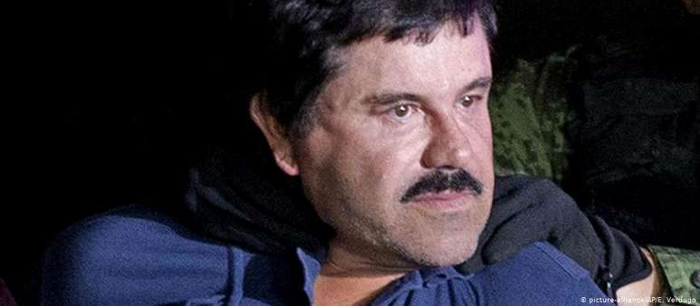 El Chapo após ter sido capturado em 2016