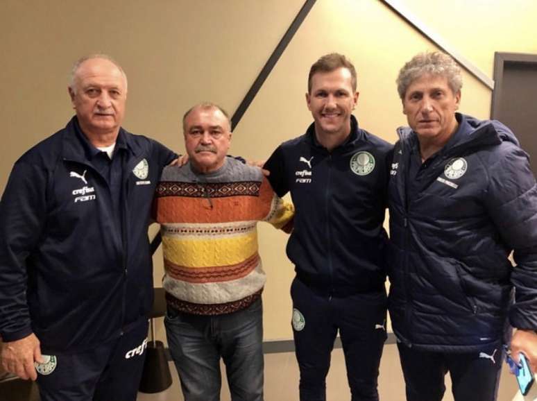 Felipão, Murtosa, Paulo Turra e Carlos Pracidelli juntos (Foto: Reprodução/Instagram)