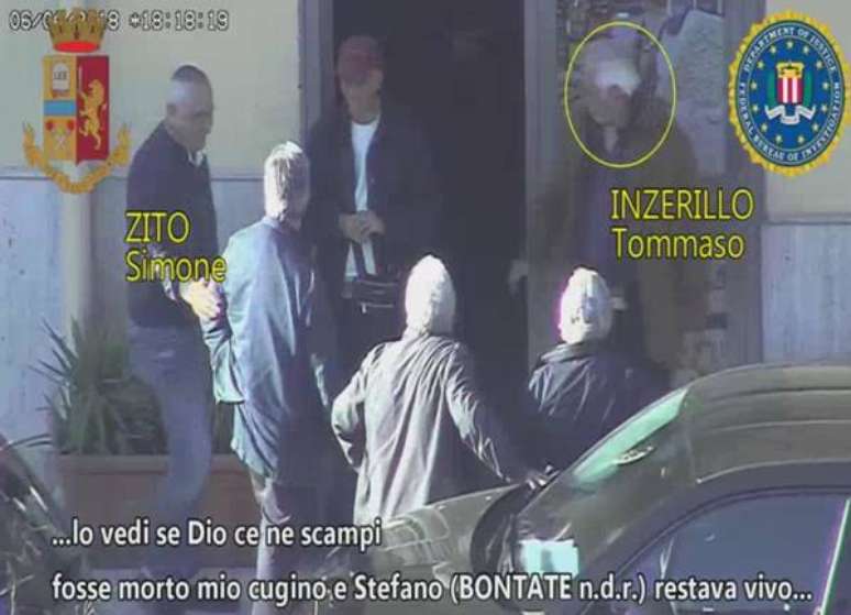 Registro em vídeo mostra membros do clã de Passo di Rigano, em Palermo