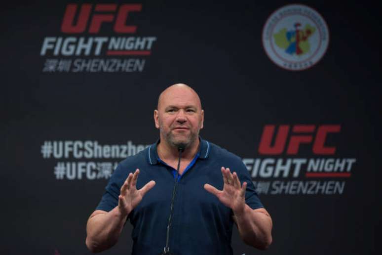 Dana White, presidente do UFC, explicou o motivo de não realizar a luta entre Khabib e St-Pierre (Foto: Getty Images)