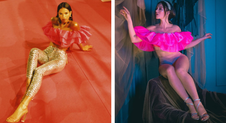 Bruna Marquezine e Paolla Oliveira (Fotos: @brunamarquezine/@estiloviviguedes/Instagram/Reprodução)