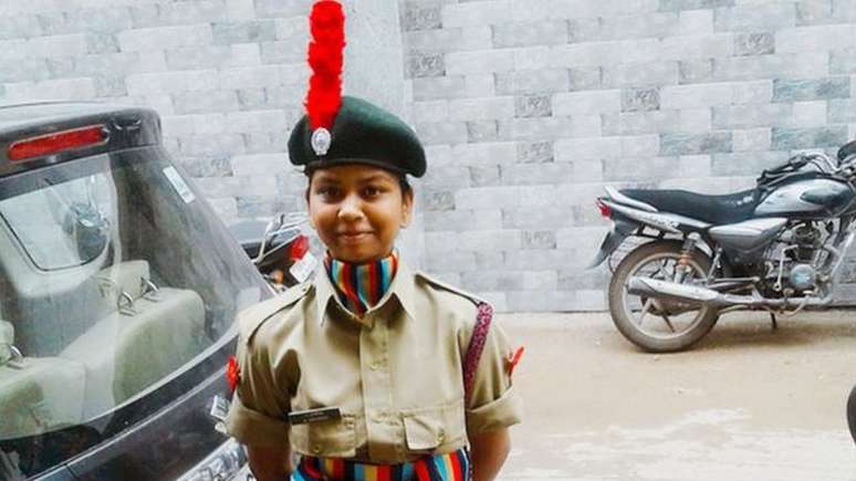 Anamika sonhava em entrar no Exército indiano