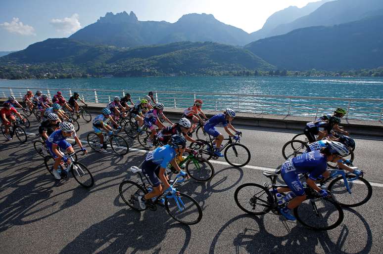 Etapa da prova feminina de ciclismo La Course by Le Tour
17/07/2018
REUTERS/Stephane Mahe