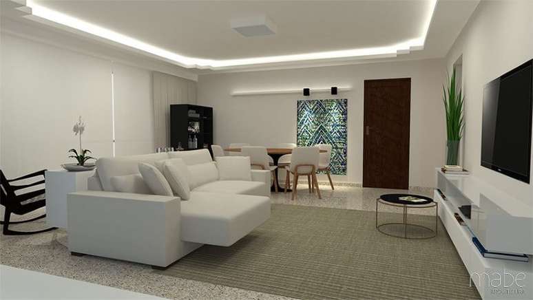 19. Modelos se sof&aacute; com o assento retr&aacute;til. Projeto de Rebeca Bernardes