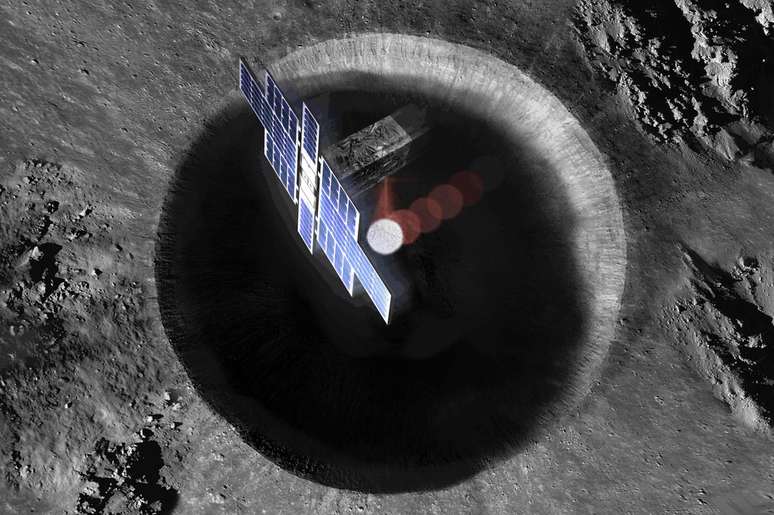 O satélite Lunar Flashlight tem seis unidades de CubeSat. Seu objetivo é buscar gelo na superfície da Lua