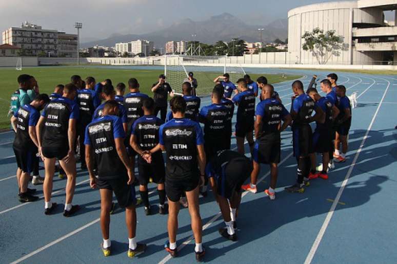 Time do Botafogo em treinamento (Foto: Vítor Silva/Botafogo)