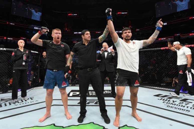 Meio-pesado do UFC, Klindson Abreu conquistou o primeiro triunfo na franquia neste sábado (Foto: Getty Images)