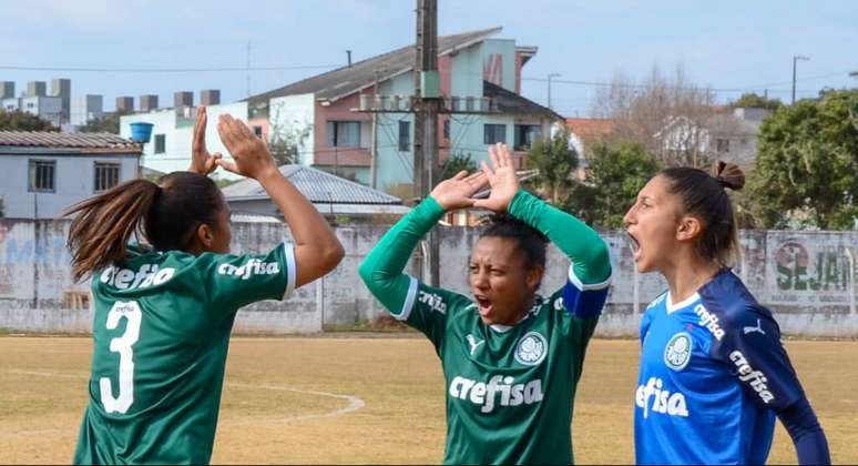 Palmeiras está classificado para a elite do futebol feminino (Foto: Tatiane Marques/Divulgação)