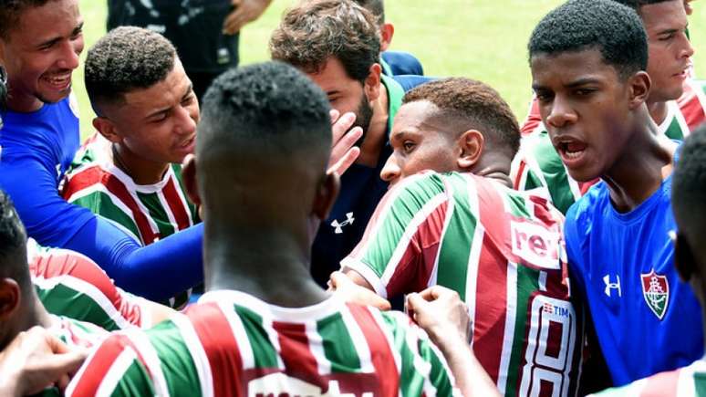 Time sub-20 tricolor foi derrotado em Moça Bonita na tarde deste domingo (FOTO DE MAILSON SANTANA/FLUMINENSE FC.)