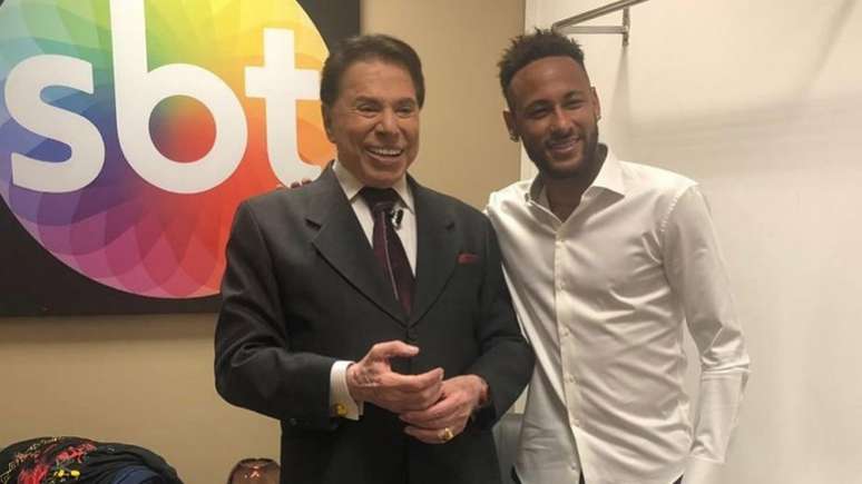 Neymar participou do 'Programa do Silvio Santos' no último domingo (Reprodução/Instagram)