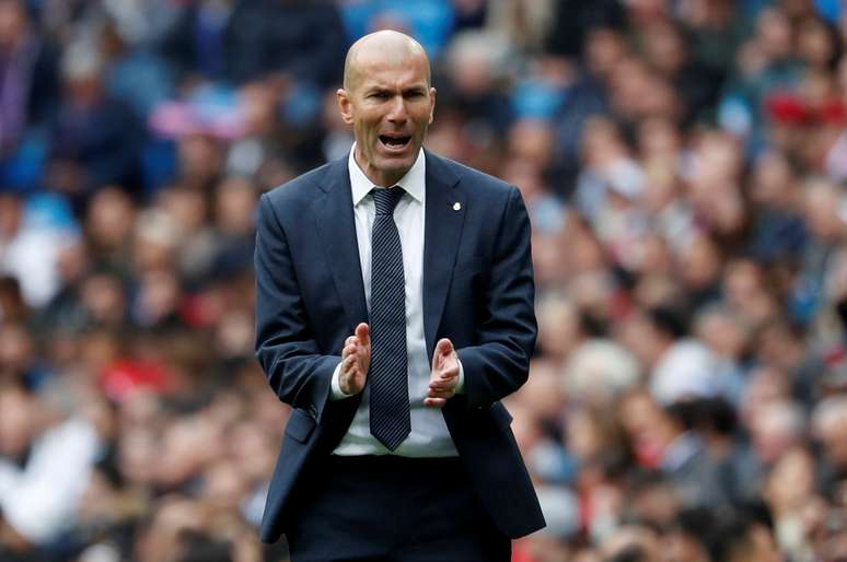 Zinedine Zidane, técnico do Real Madrid