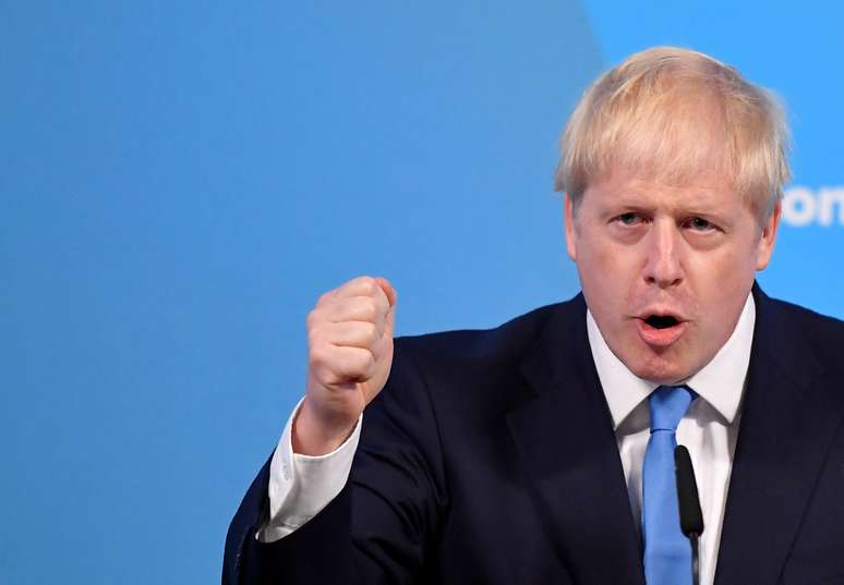 Boris Johnson discursa após vencer eleição para ser próximo premiê do Reino Unido
23/07/2019
REUTERS/Toby Melville