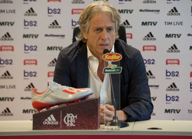 Jorge Jesus fará sua estreia no comando do Flamengo na Copa Libertadores (Foto: Alexandre Vidal/Flamengo)